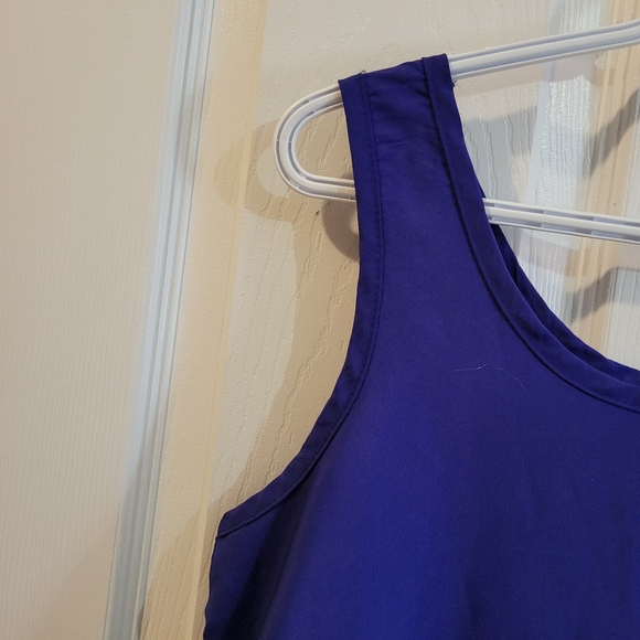 5/$20 Indigo blue vintage 90s Reitmans basic tank top small - Picture 3 of 6